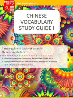 Chinese Vocabulary Study Guide Book 1 - a study guide to some basic yet essential Chinese words with grammar and rules as well as well chosen examples. A quick reference for Chinese study. #Chinese4kids #Chinesestudyguide #Chinesevocabulary #Chinesegrammar #LearnChinese #MandarinChinese #Chinesereference